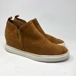 Steven by Steve Madden Clarke Hidden Wedge Bootie Vegan Leather Size 9